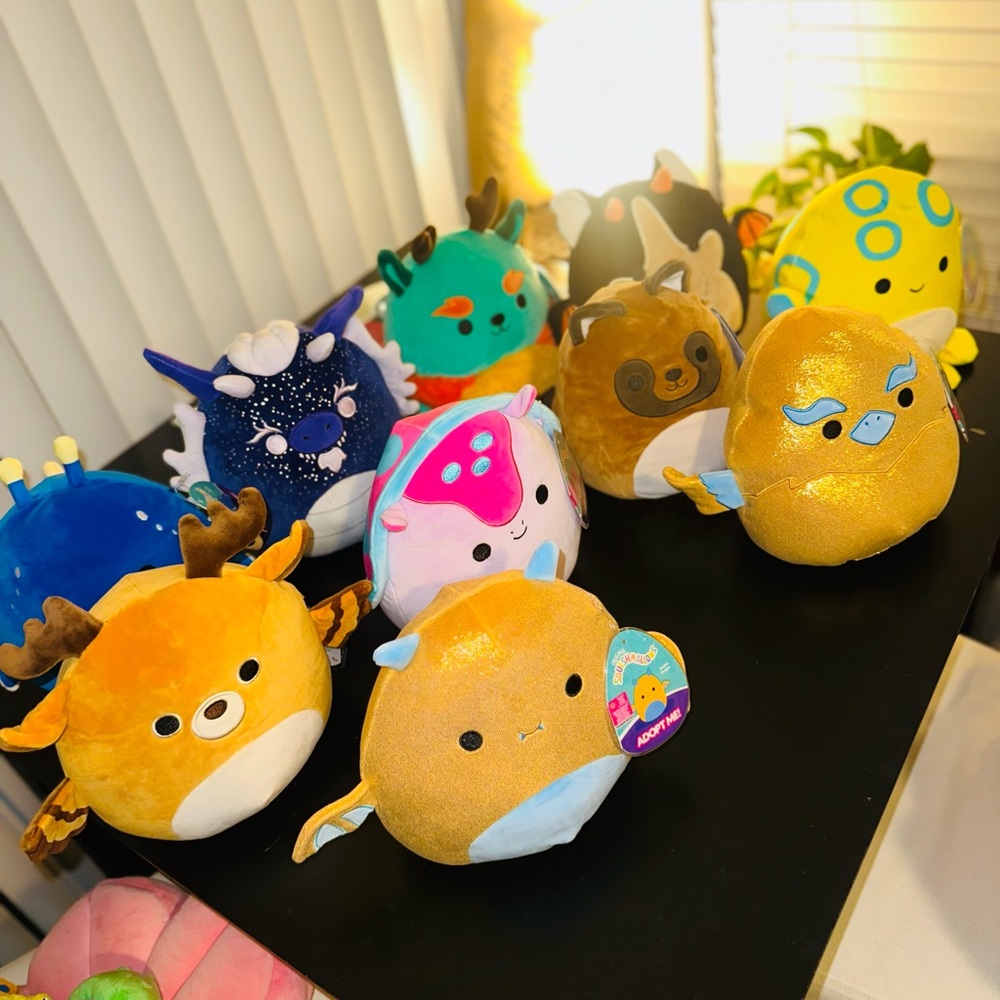 Squishmallow adopt me bundle x9 NWT plush (Midnight dragon SOLD)